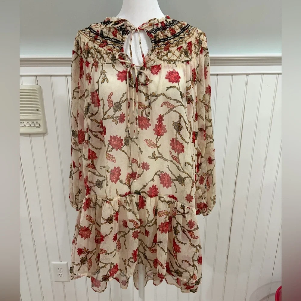 Free People Keeping Up With Kara Sheer Tunic - Picture 8 of 11